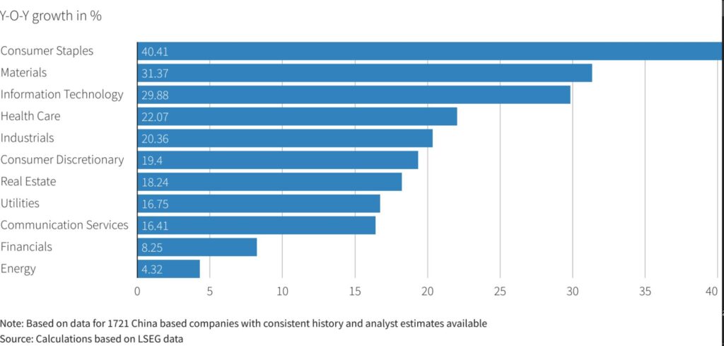 Chinese Companies profit