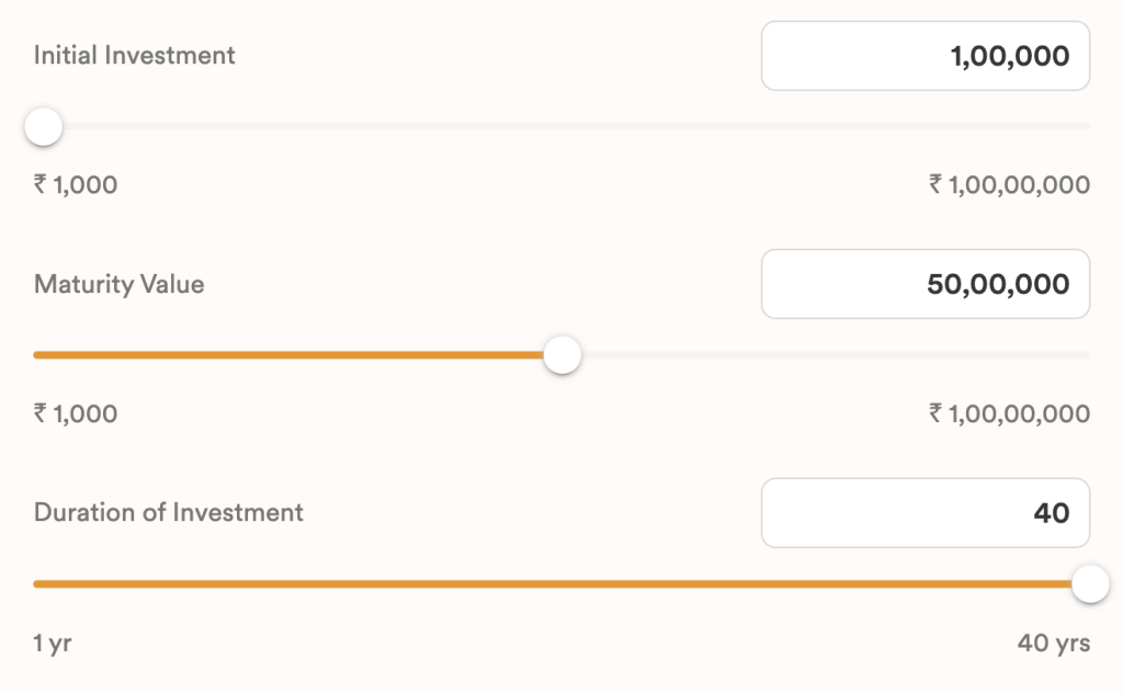 CAGR Calculator